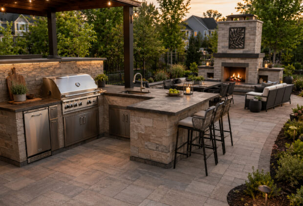 Specifying Modular Elements: How Pre-Built Belgard Harmony Elements Reduce On-Site Construction Mess